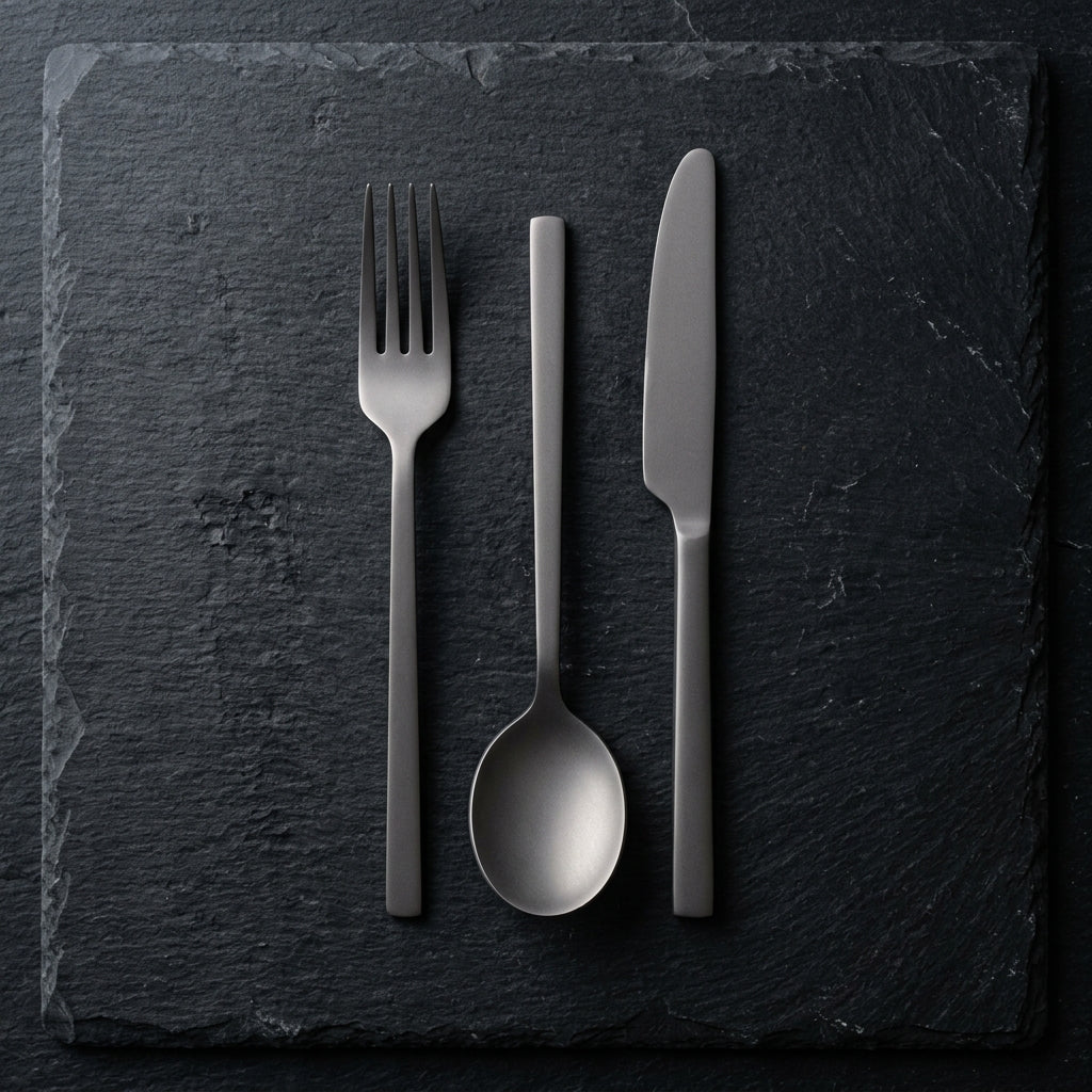 Feather-Titanium Cutlery Set