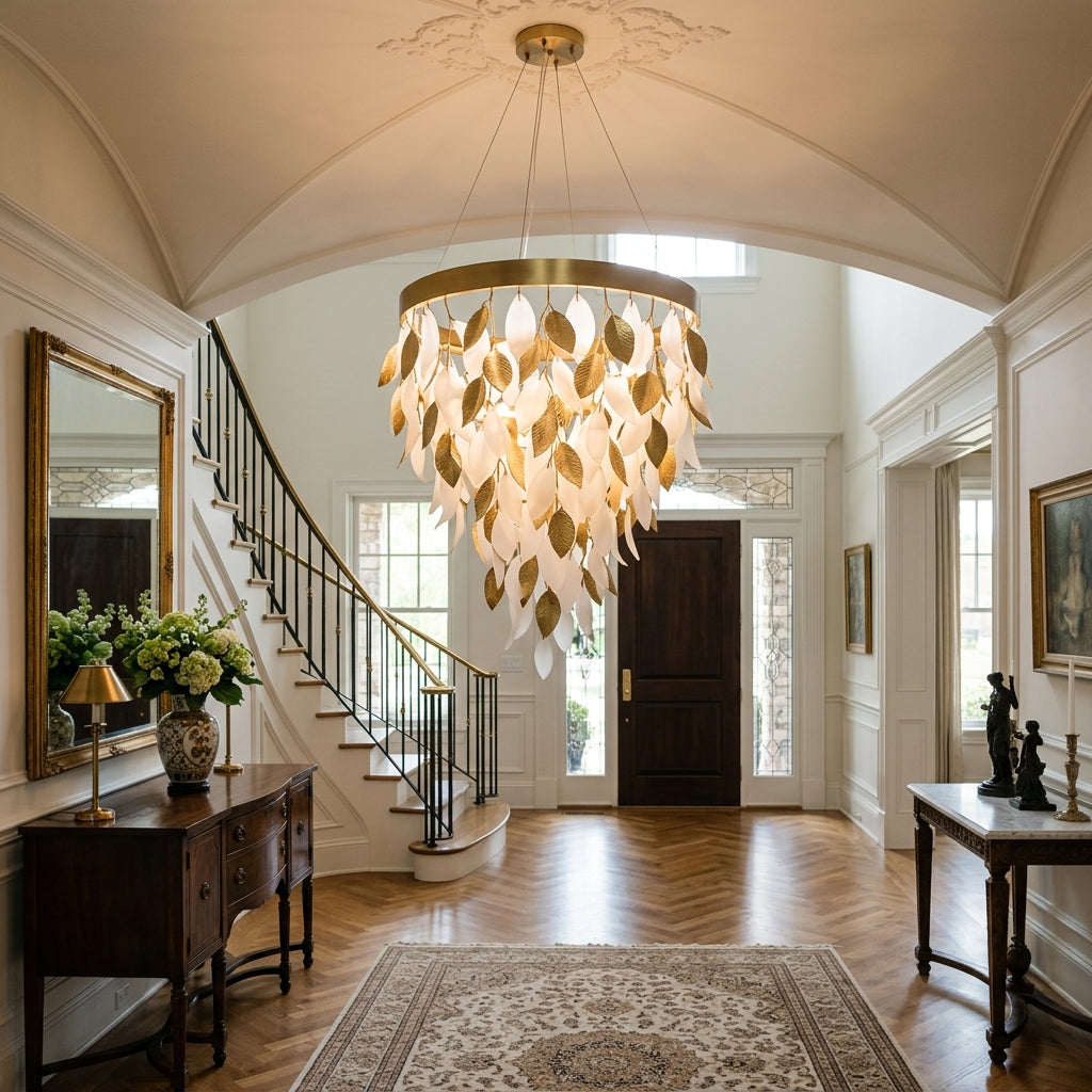 Kinetic Wind-Chime Chandelier