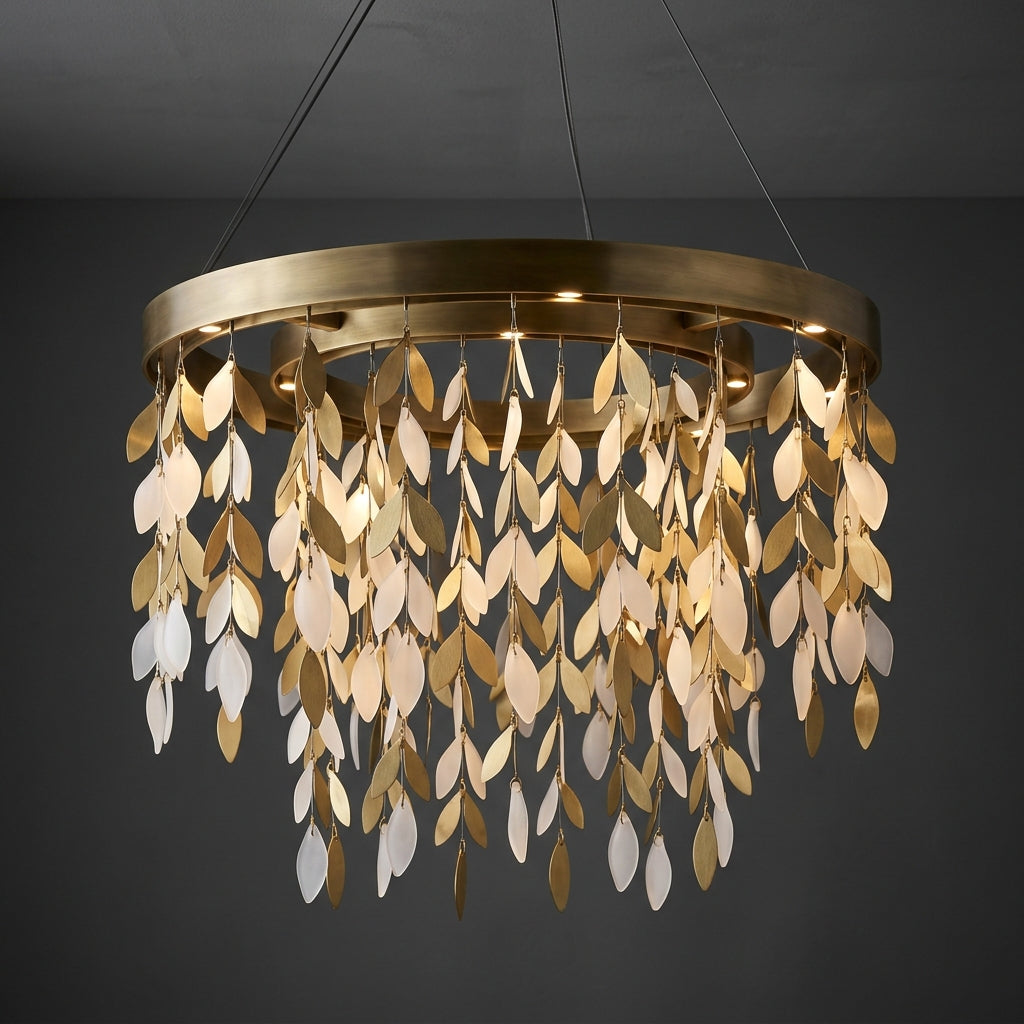 Kinetic Wind-Chime Chandelier